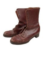 WW2 Canadian Women's Army Corps Officers Brown Leather Boots