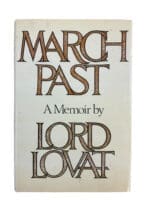 WW2 British March Past a Memoir by Lord Lovat Used Hardcover Reference Book