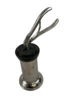 Bard-Parker Transfer Forceps with Stainless Steel Container