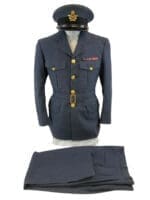 Canadian Forces RCAF Service Dress Tunic with Trousers and Peak Cap Named