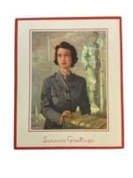 WW2 The Canadian Red Cross Society Seasons Greetings Christmas Card 5.5 X 4.5 Inches (1)