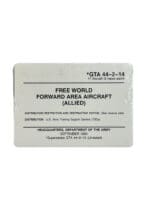 Allied Free World Forward Area Aircraft ID Cards Recognition Allied Free World Forward Area Aircraft ID Cards Recognition