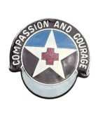 US Army Fort Leonard Hood MEDDAC DUI Distinctive Uniform Insignia Collar US Army Fort Leonard Hood MEDDAC DUI Distinctive Uniform Insignia Collar