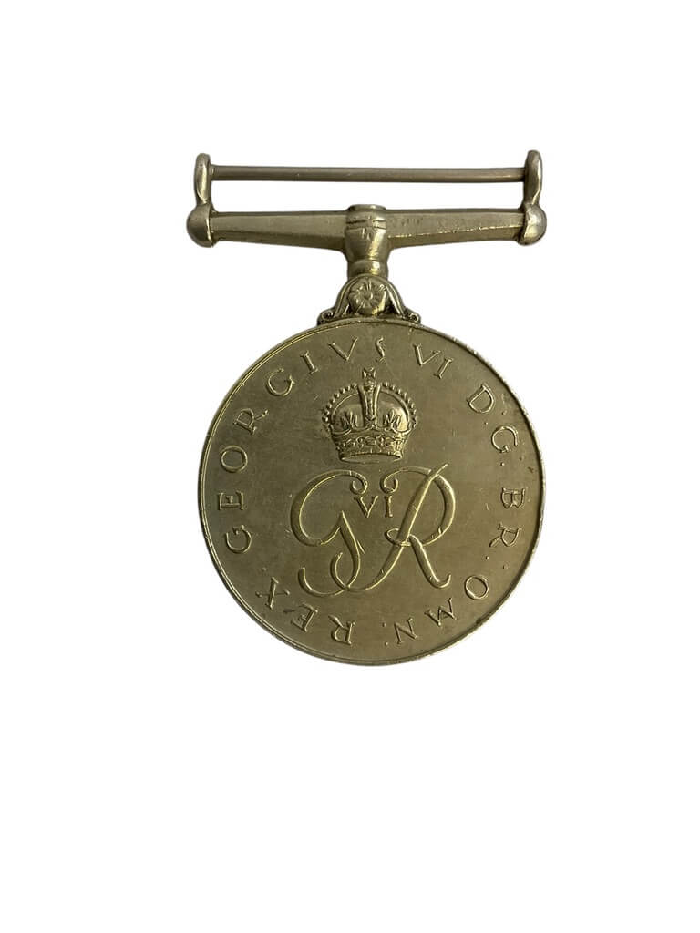 British India Pakistan King George 6th Full Size Medal Named British India Pakistan King George 6th Full Size Medal Named