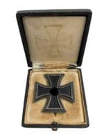 WW2 German 1st Class Iron Cross In Case Named
