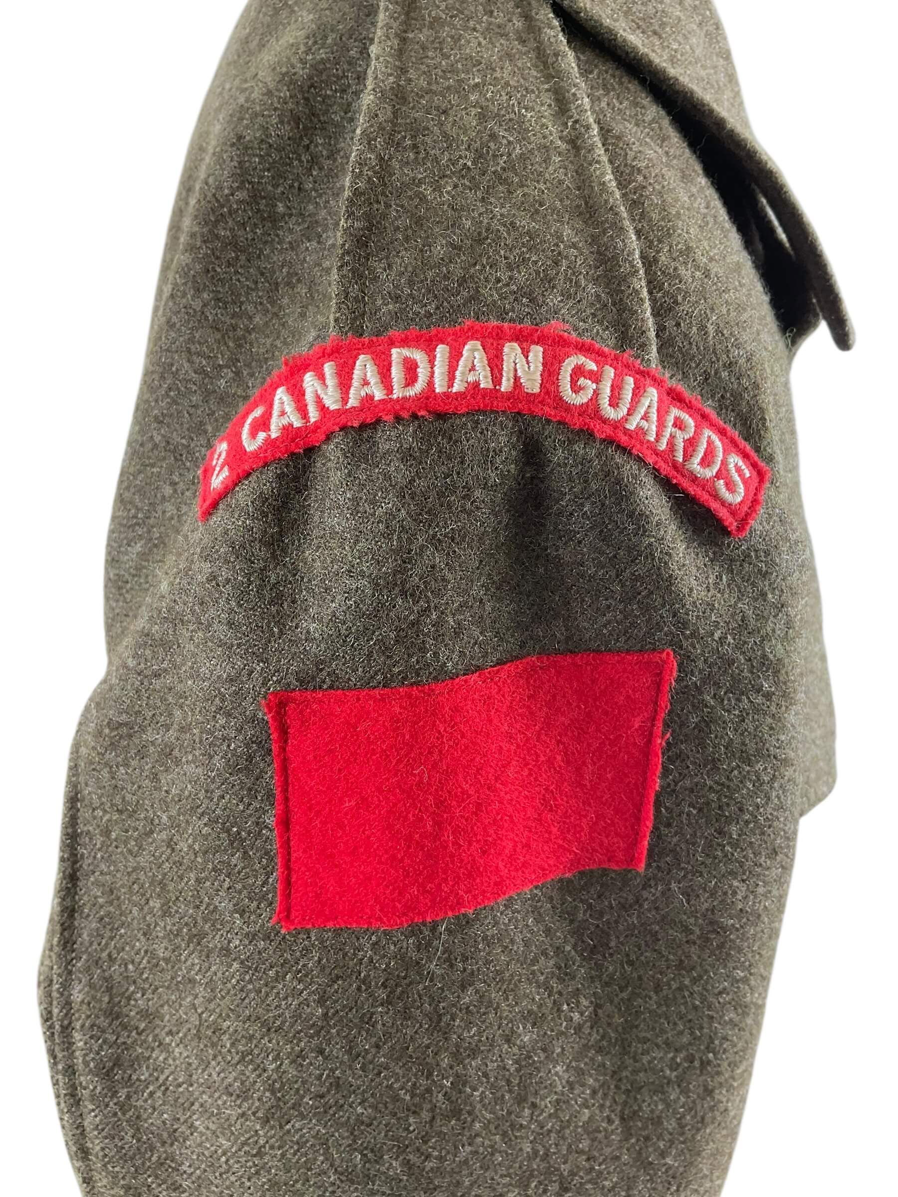 Canadian Guards Battle Dress Jacket Named Size 7 Canadian Guards Battle Dress Jacket Named Size 7