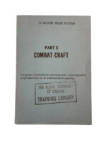 Canadian Army Combat Craft Part 3 Used Softcover Reference Book