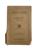 WW1 Canadian CEF Annals of Valour Empire day Friday May 23rd 1919 Used Softcover Reference Book