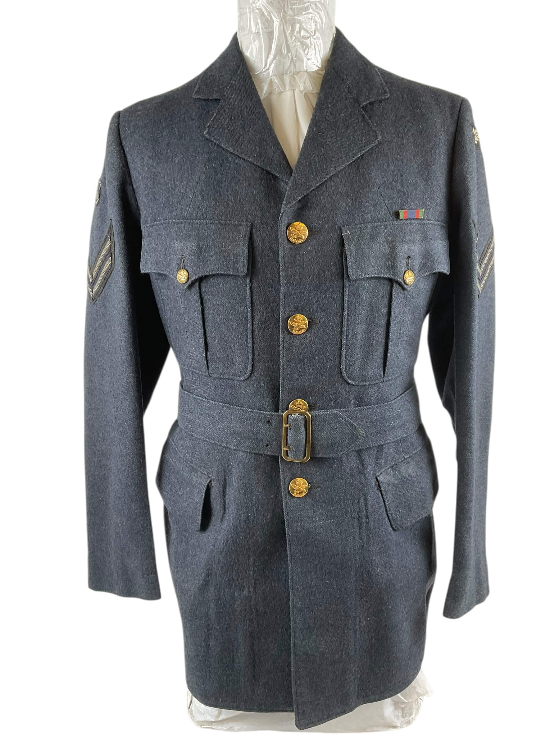WW2 Canadian RCAF Corporals Tunic Named 1942 Dated WW2 Canadian RCAF Corporals Tunic Named 1942 Dated