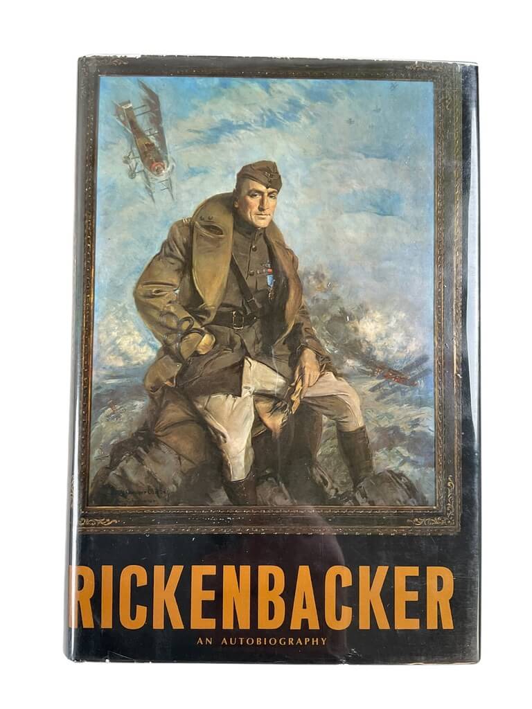 WW1 US AEF Rickenbacker An Autobiography Used Hardcover Reference Book WW1 US AEF Rickenbacker An Autobiography Used Hardcover Reference Book