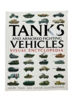 WW1 WW2 US British German Tanks and Armored Fighting Vehicles Visual Encyclopedia Used Softcover Reference Book
