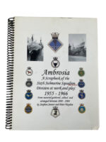 Canadian RCN Navy Submarine Squadron Ambrosia Used Softcover Reference Book