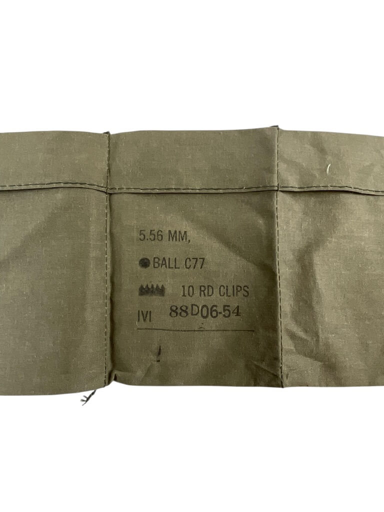 Canadian Forces OD Green Bandolier 5.56 EMPTY Canadian Forces OD Green Bandolier 5.56 EMPTY