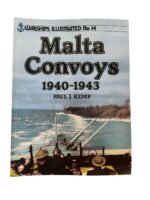 WW2 British RN Navy Malta Convoys 1940 to 1943 Warships Illustrated No 14 Used Softcover Reference Book