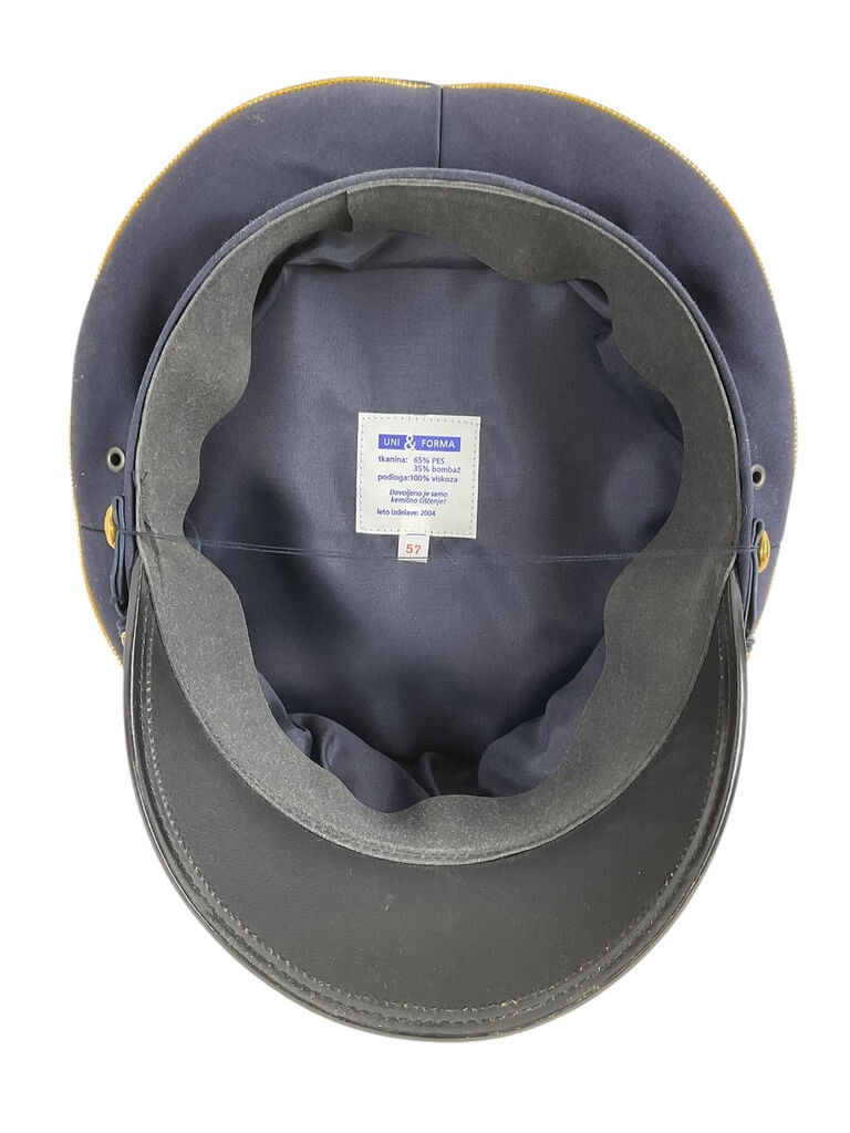 Slovenian Police Peak Cap Hat Size 57 Slovenian Police Peak Cap Hat Size 57