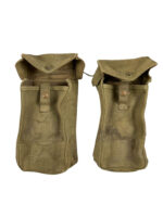 WW2 Canadian Army P37 Small Basic Pouches C Broad Arrowed Pair