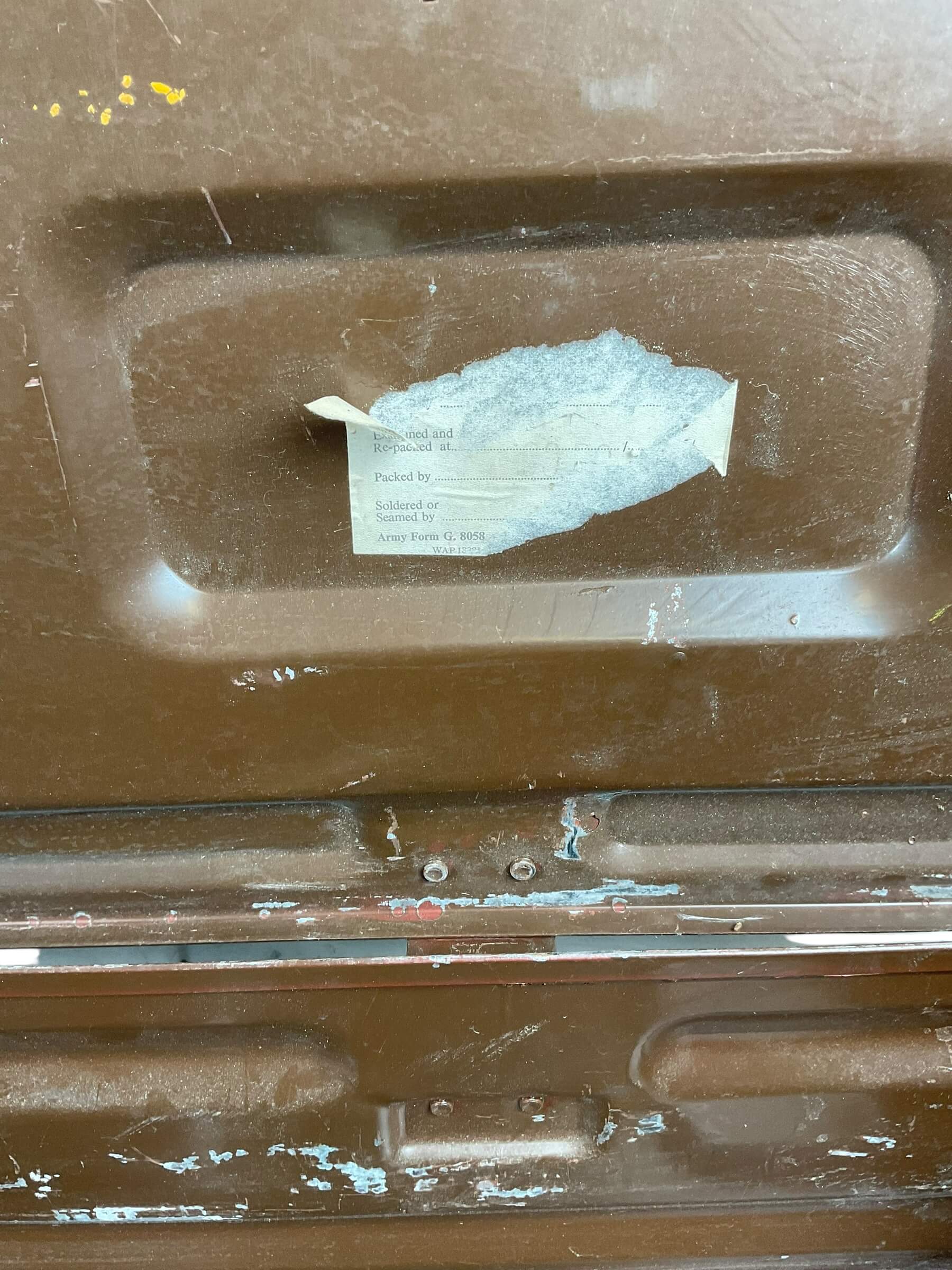 Canadian Artillery Ammo Case Dated 1967 EMPTY Canadian Artillery Ammo Case Dated 1967 EMPTY