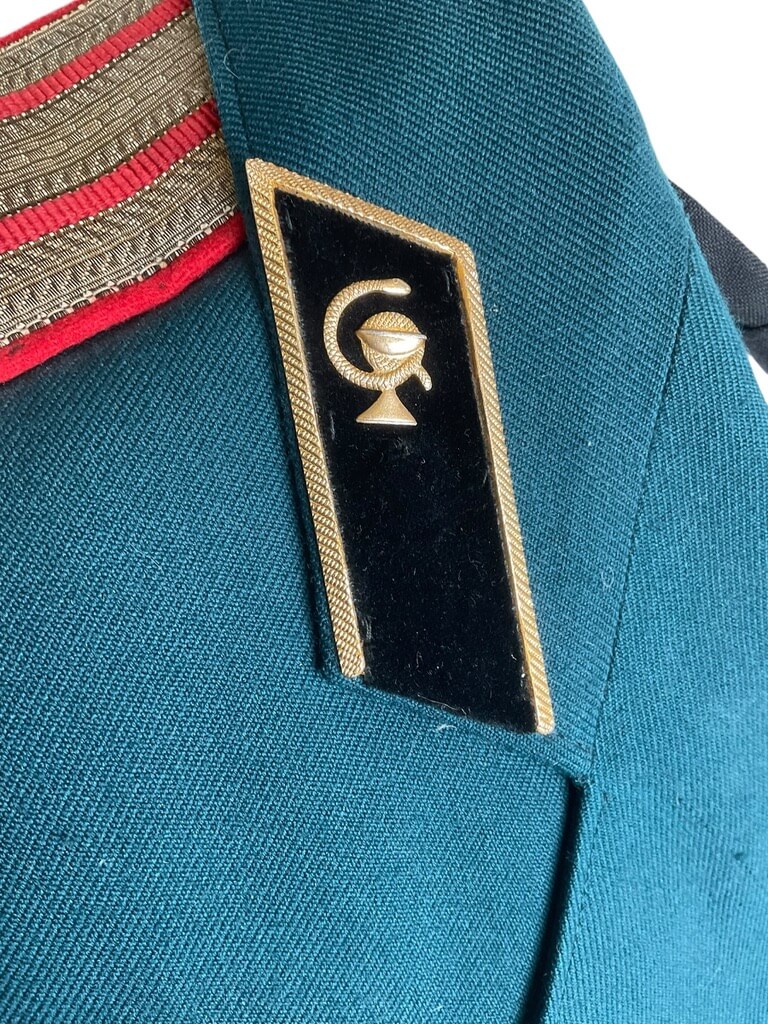 Russian Soviet Lieutenant Colonel Veterinary Uniform With Peak Cap Hat and Research Russian Soviet Lieutenant Colonel Veterinary Uniform With Peak Cap Hat and Research