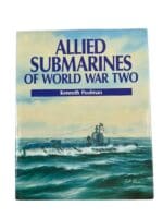 WW2 US British German Allied Submarines of World War Two New Hardcover Reference Book