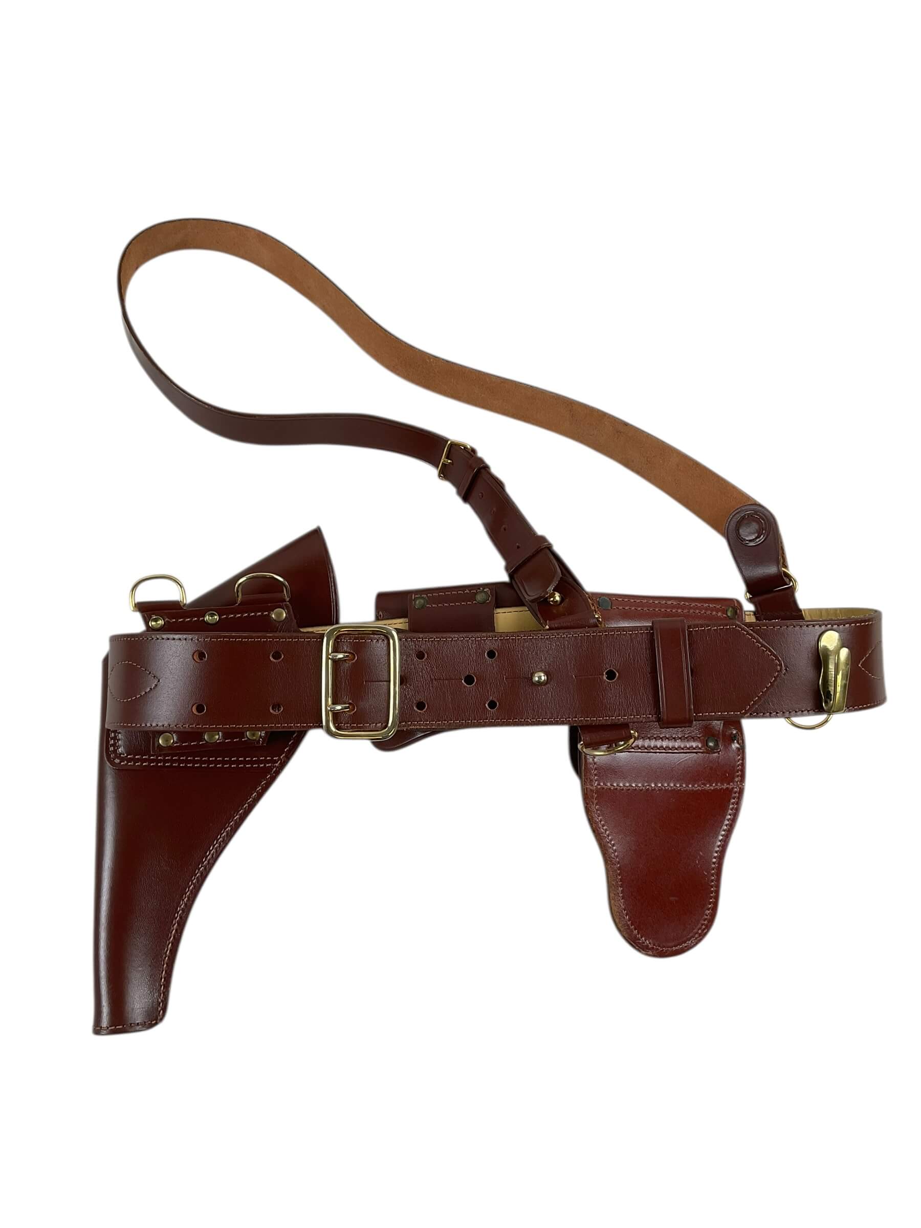 Royal Canadian Mounted Police RCMP Sam Browne With Holster, Ammo Pouch And Handcuff Case Royal Canadian Mounted Police RCMP Sam Browne With Holster, Ammo Pouch And Handcuff Case