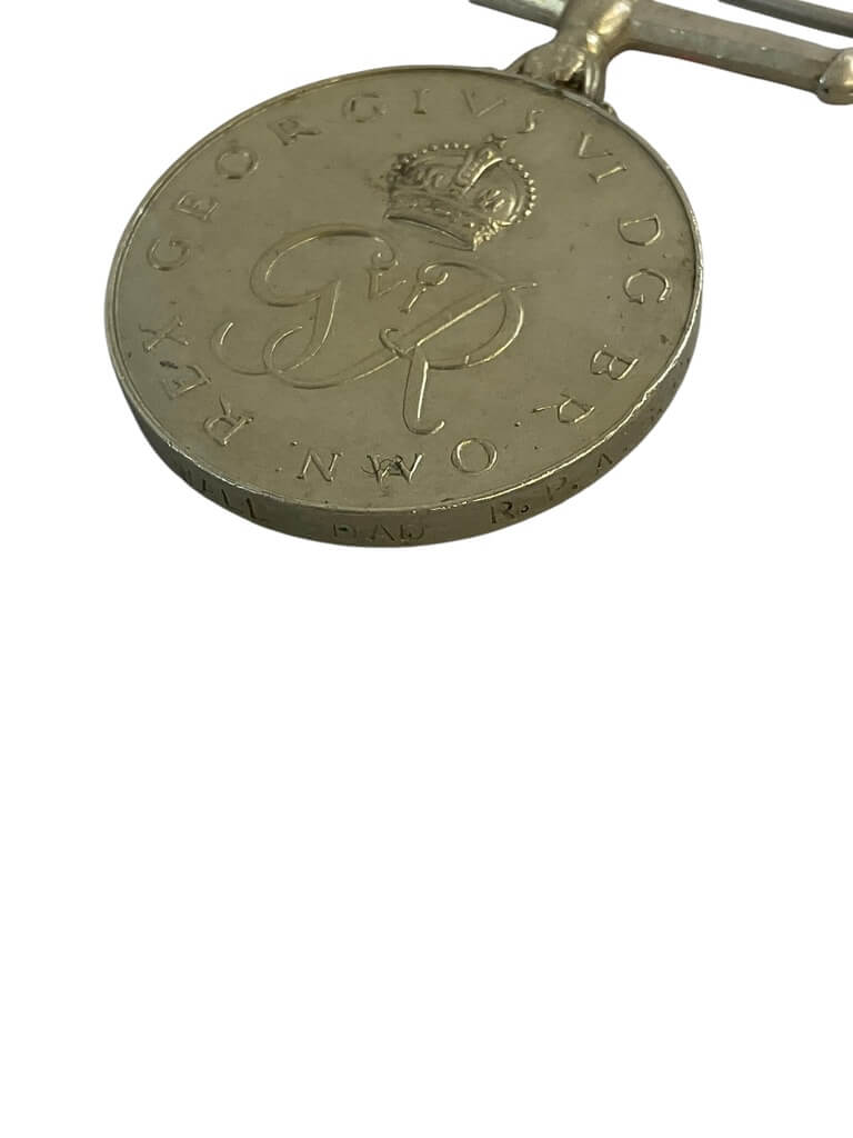 British India Pakistan King George 6th Full Size Medal Named British India Pakistan King George 6th Full Size Medal Named