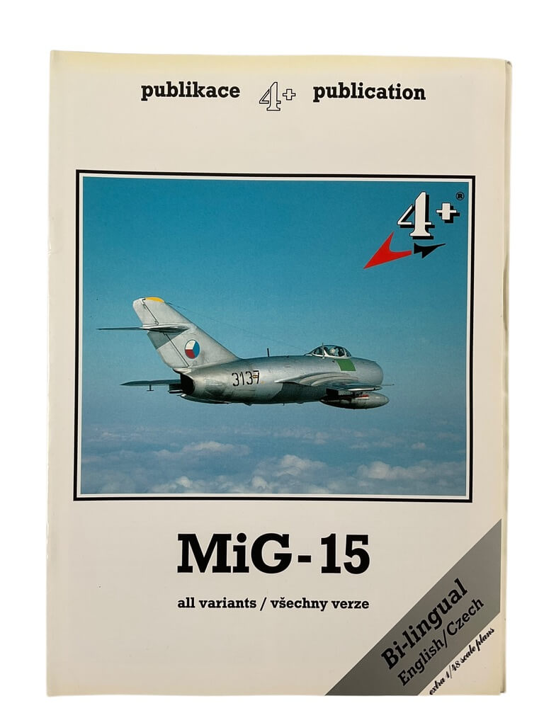 Russian Soviet MiG-15 4+ Publication ENGLISH/CZECH TEXT New Softcover Reference Book Russian Soviet MiG-15 4+ Publication ENGLISH/CZECH TEXT New Softcover Reference Book