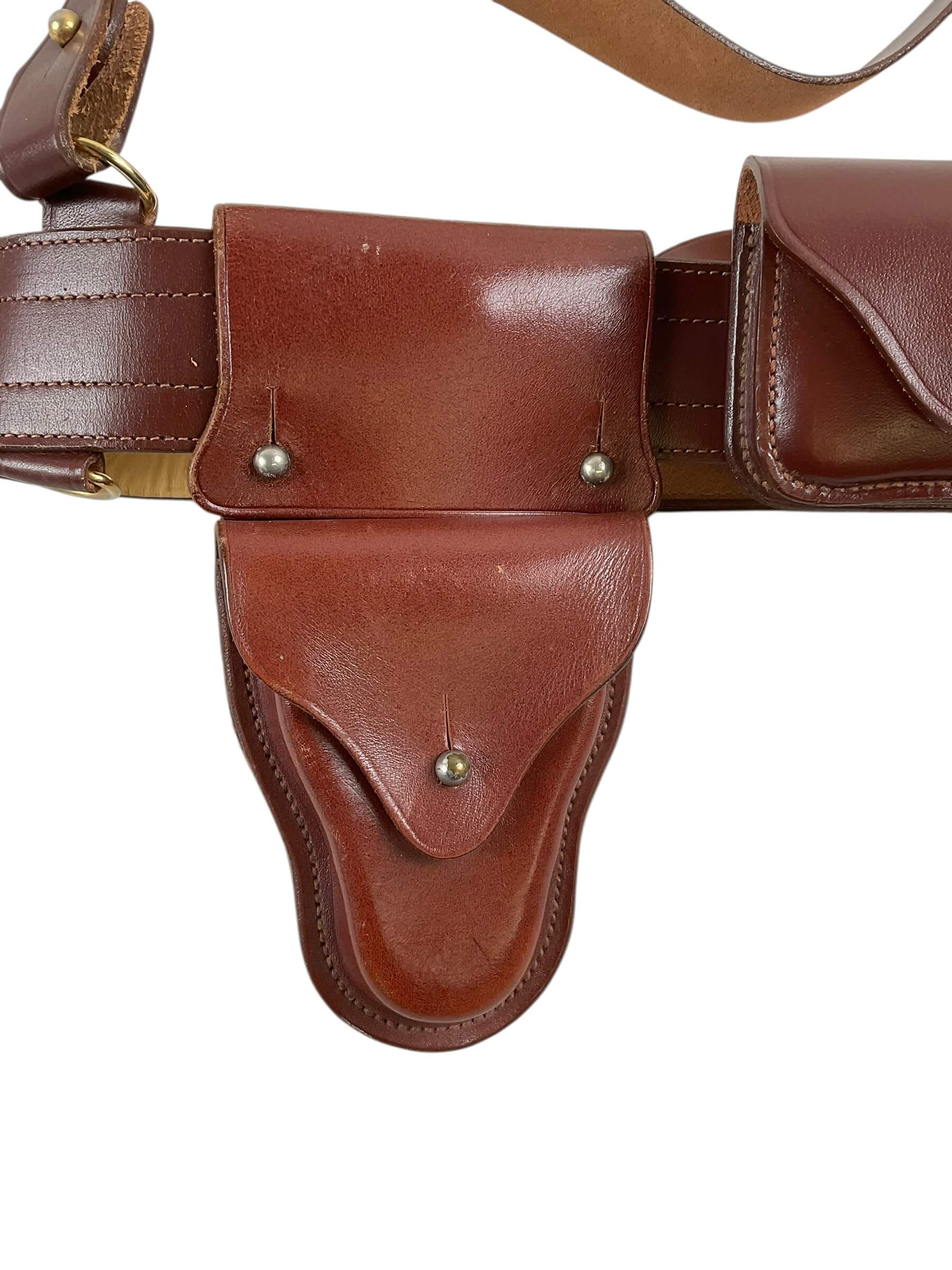 Royal Canadian Mounted Police RCMP Sam Browne With Holster, Ammo Pouch And Handcuff Case Royal Canadian Mounted Police RCMP Sam Browne With Holster, Ammo Pouch And Handcuff Case