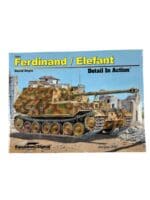 WW2 German Armour Ferdinand/Elefant Detail in Action Squadron Signal Issue 39001 Used Softcover Reference Book