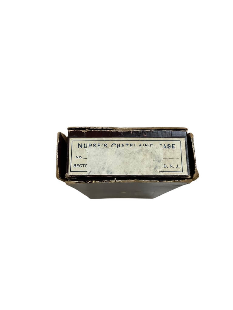 WW1 US Becton Dickinson Nurses Kit Bag In Black Case With Contents In Original Box WW1 US Becton Dickinson Nurses Kit Bag In Black Case With Contents In Original Box