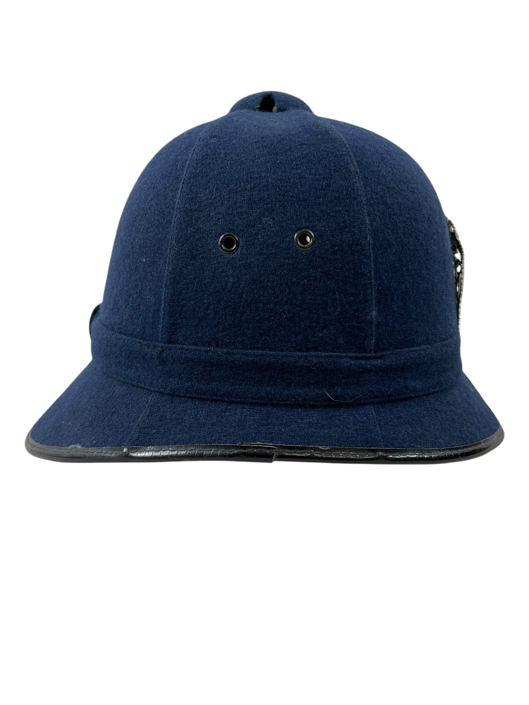 New Zealand Police Bobby Helmet Size 7 1/8 New Zealand Police Bobby Helmet Size 7 1/8