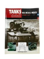 WW2 US M3-M3A1-M3A3 Stuart 1 to 5 Tanks in Detail No 2 Used Softcover Reference Book WW2 US M3-M3A1-M3A3 Stuart 1 to 5 Tanks in Detail No 2 Used Softcover Reference Book