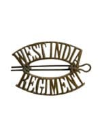 WW1 British BEF West India Regiment Shoulder Title Insignia Single