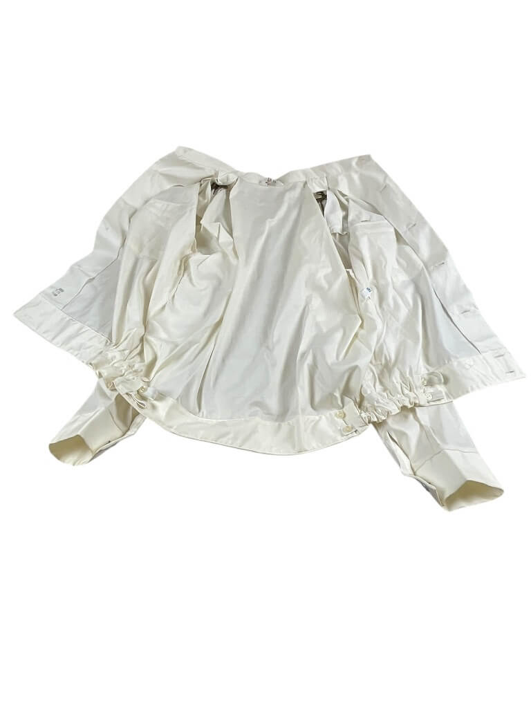 East German Air Force Officers White Summer Dress Shirt East German Air Force Officers White Summer Dress Shirt