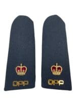 Canadian Ontario Provincial Police OPP Inspector Shoulder Boards Insignia Pair