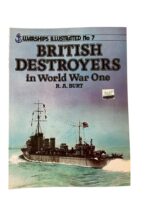WW1 British RN Navy Destroyers in WW1 Warships Illustrated No 7 Used Softcover Reference Book