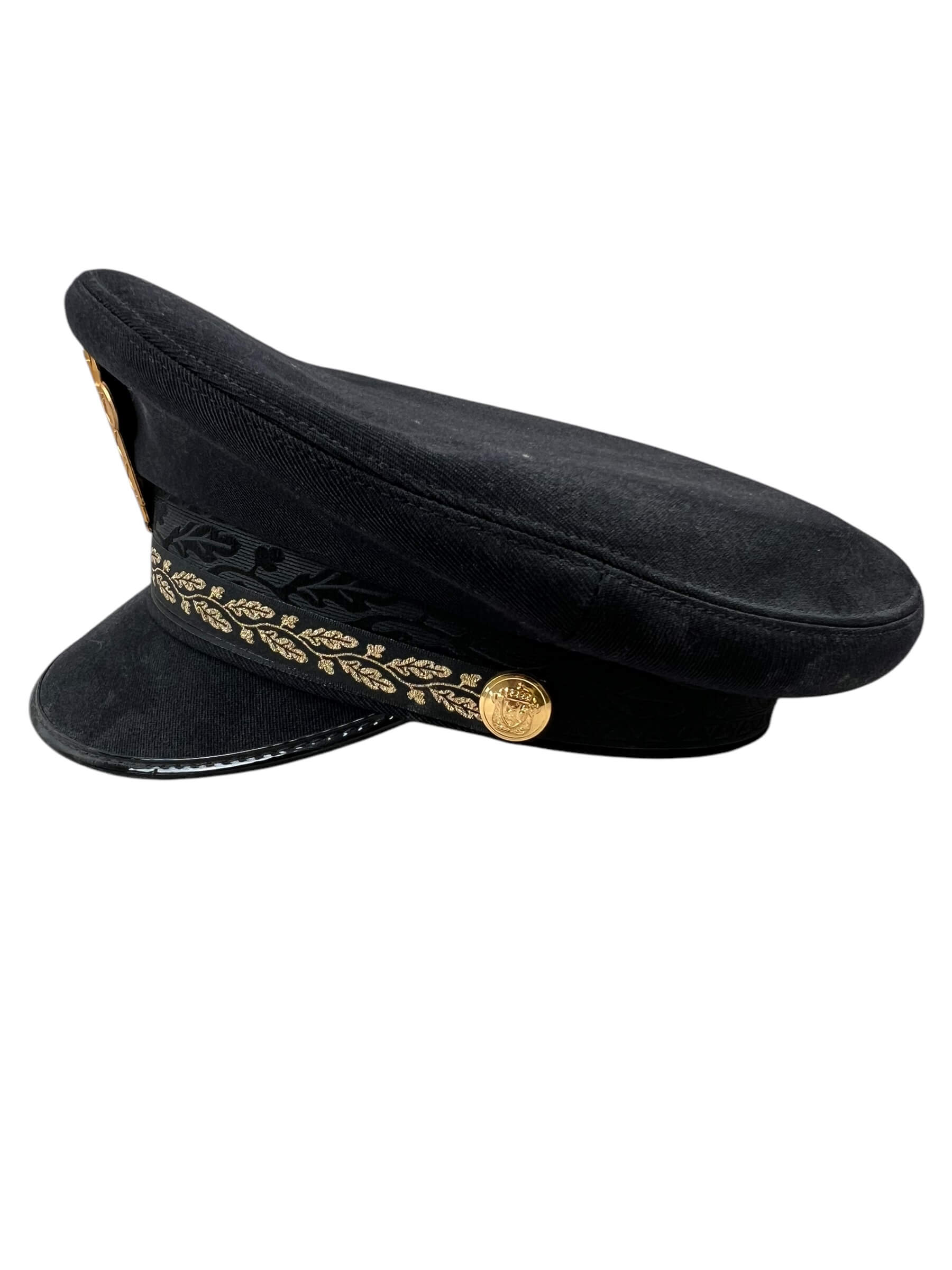 Norwegian Police Peak Cap Hat With Badge Size 59 Norwegian Police Peak Cap Hat With Badge Size 59