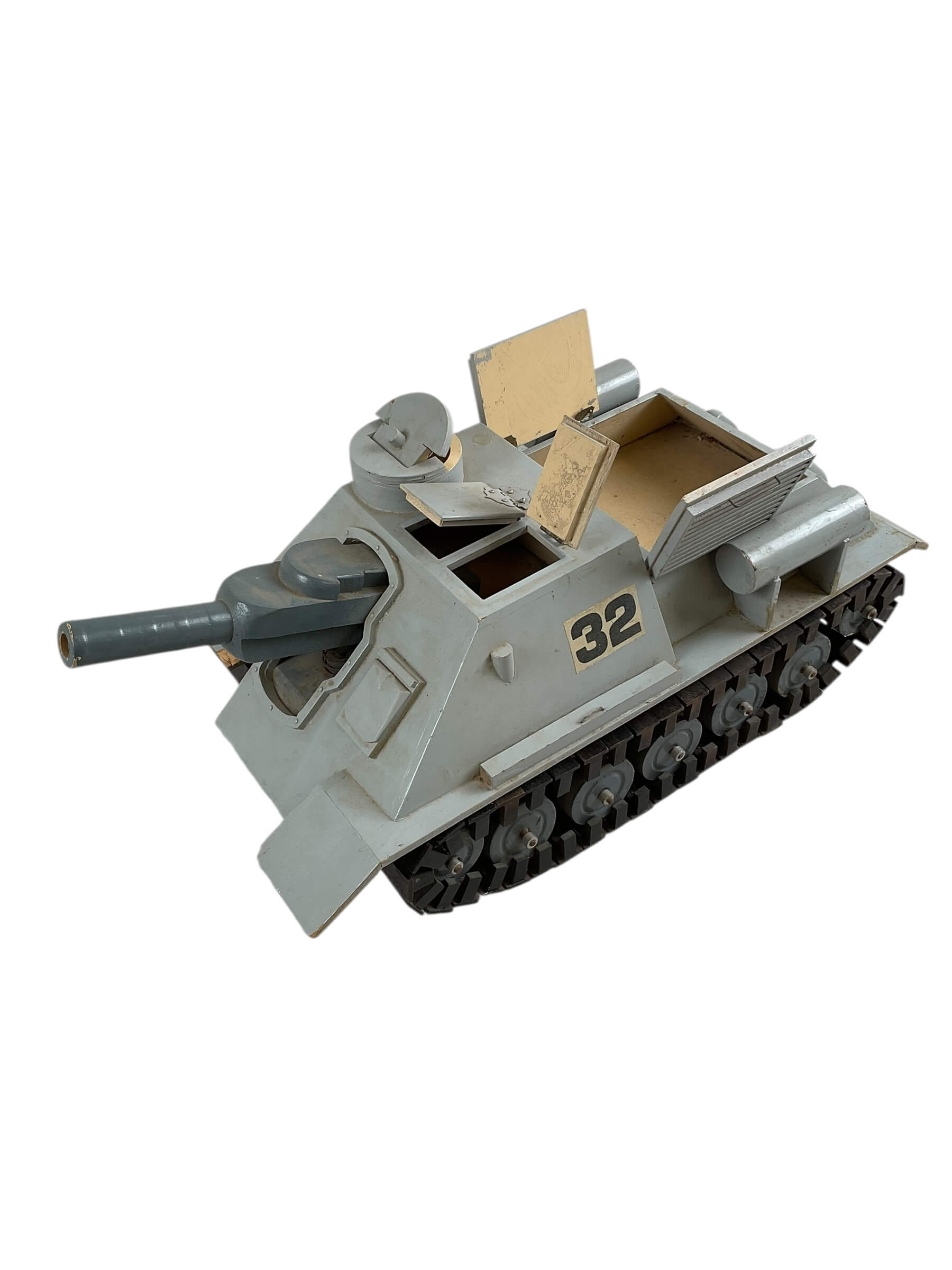WW2 Russian Soviet Su100 Assault Gun Tank Wood Identification Model 22 X 10 X 9 WW2 Russian Soviet Su100 Assault Gun Tank Wood Identification Model 22 X 10 X 9