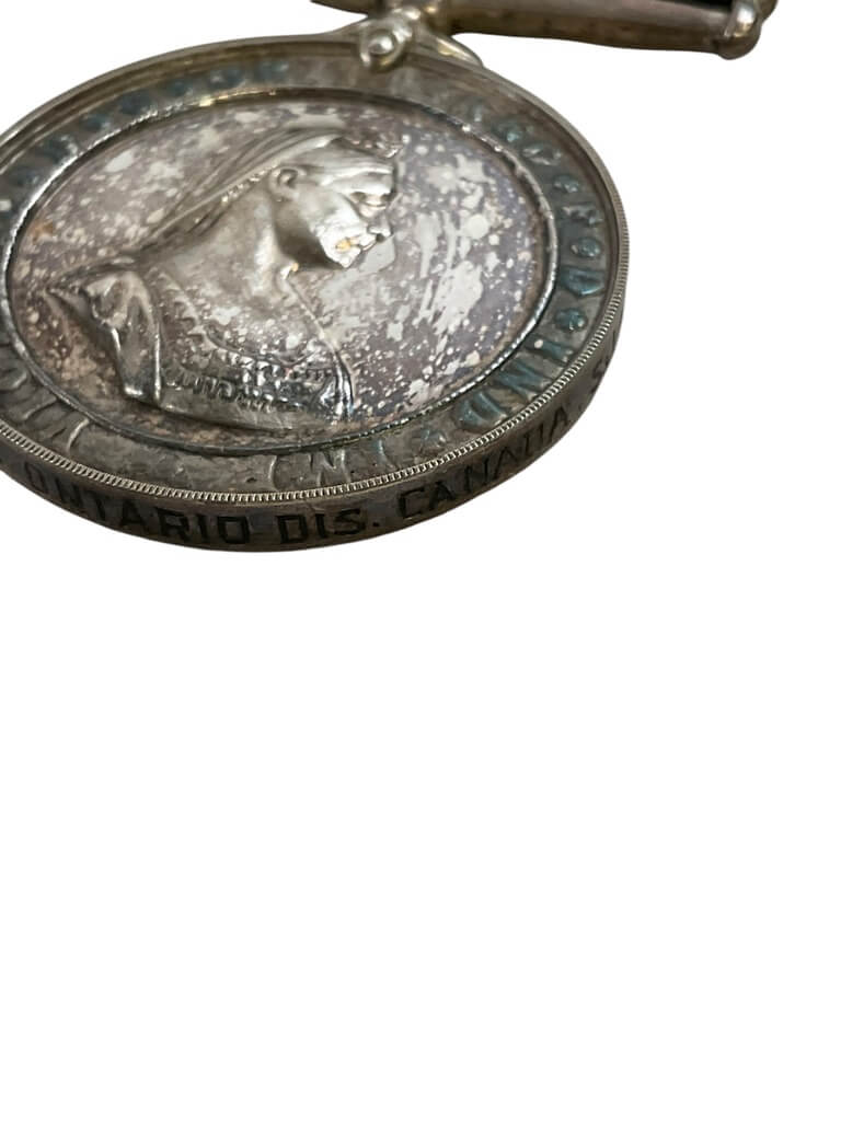 WW2 Canadian St. John Long Service Full Size Medal Named With Ribbon Bar WW2 Canadian St. John Long Service Full Size Medal Named With Ribbon Bar