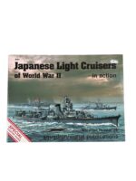 WW2 Japanese Navy Light Cruisers In Action Squadron Signal Warships No 25 Used Softcover Reference Book