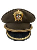 Colombian Police Peak Cap Hat With Badge Size 58