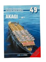WW2 Japanese Navy Akagi Vol 1 Encyclopedia of Warships No 49 New Softcover Reference Book