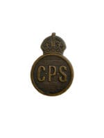 WW2 South African Civil Protection Service CPS Lapel Pin Badge