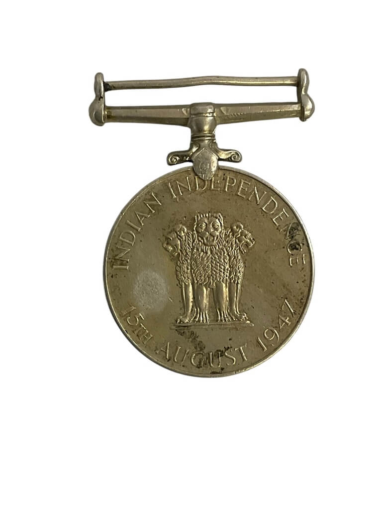 British Indian Army Independence Medal Full Size Named British Indian Army Independence Medal Full Size Named