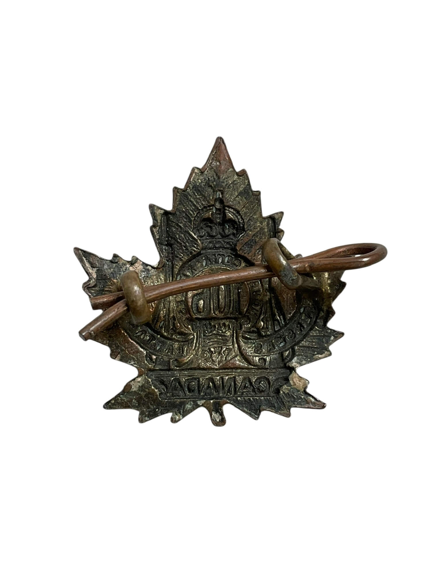 WW1 Canadian CEF 106th Battalion Collar Insignia Single WW1 Canadian CEF 106th Battalion Collar Insignia Single