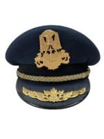 Cambodian National Police General Officer Peak Cap Hat With Badge Size 54