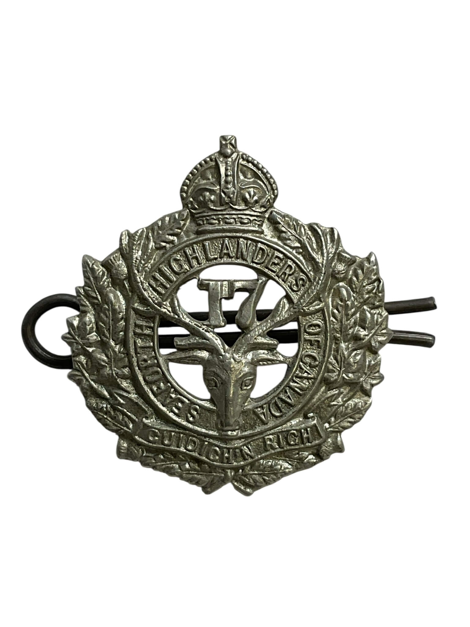 WW1 Canadian CEF 17th Battalion Collar Insignia Single WW1 Canadian CEF 17th Battalion Collar Insignia Single