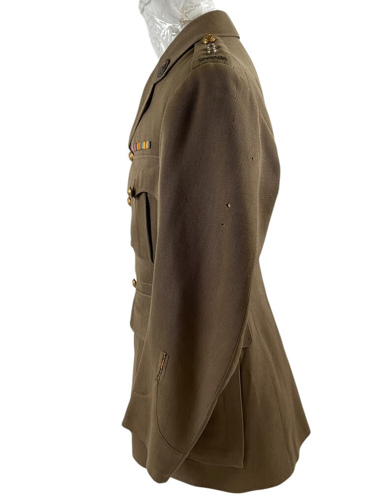 WW1 Canadian CEF 10th Railway Troops Officers Named Uniform Grouping With Div Patches WW1 Canadian CEF 10th Railway Troops Officers Named Uniform Grouping With Div Patches