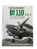 WW2 German Luftwaffe Messerschmitt Bf 110 C, D and E  Illustrated Study New Hardcover Reference Book