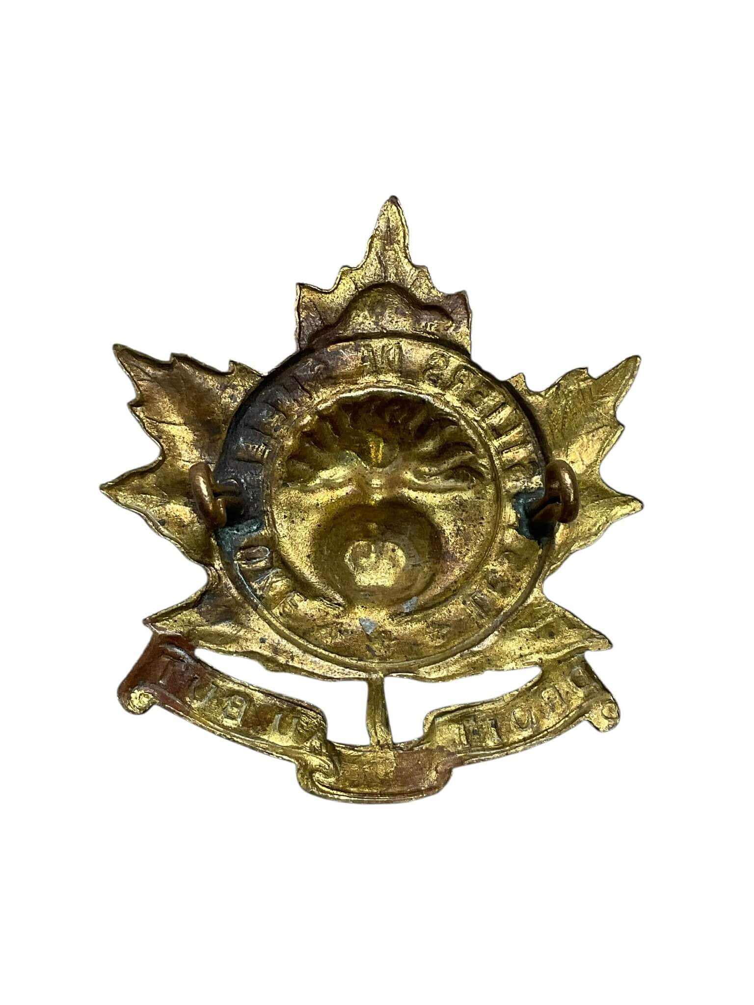 WW2 Canadian Les Fusiliers De Sherbrooke Regiment Cap Badge WW2 Canadian Les Fusiliers De Sherbrooke Regiment Cap Badge