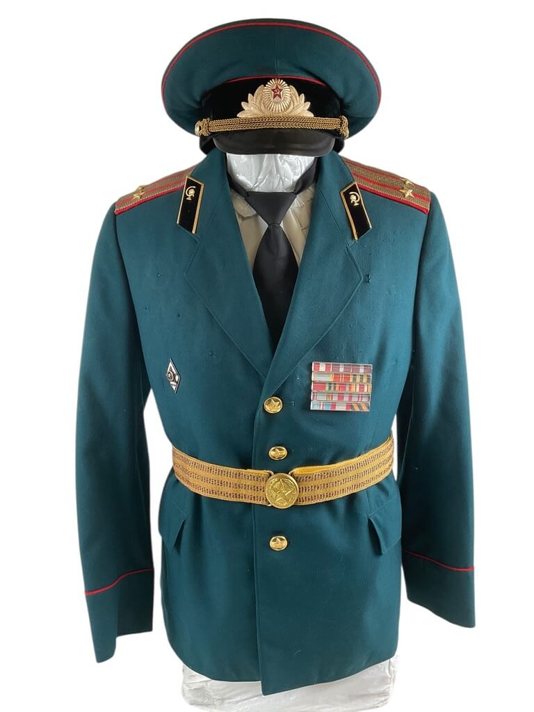 Russian Soviet Lieutenant Colonel Veterinary Uniform With Peak Cap Hat and Research Russian Soviet Lieutenant Colonel Veterinary Uniform With Peak Cap Hat and Research